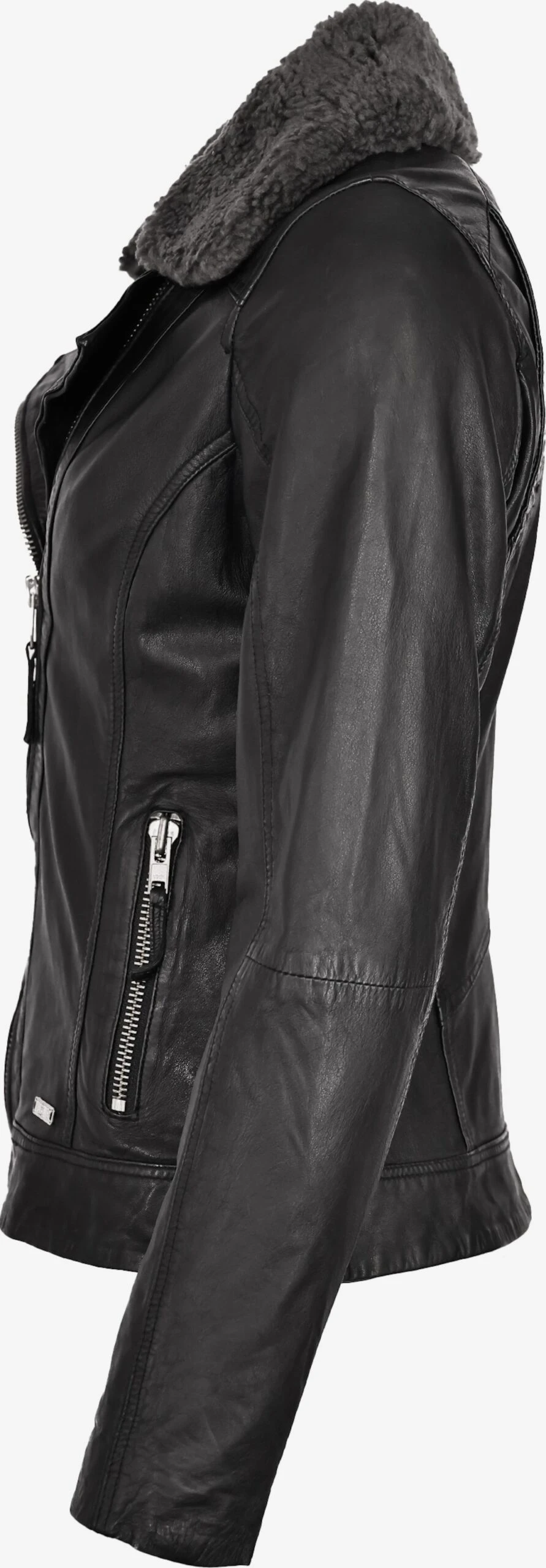 Mustang Leren Jassen Tussenjas 3102136 Dames Zwart 5 Mustang Leren Jassen Tussenjas 3102136 Dames Zwart - Afbeelding 3