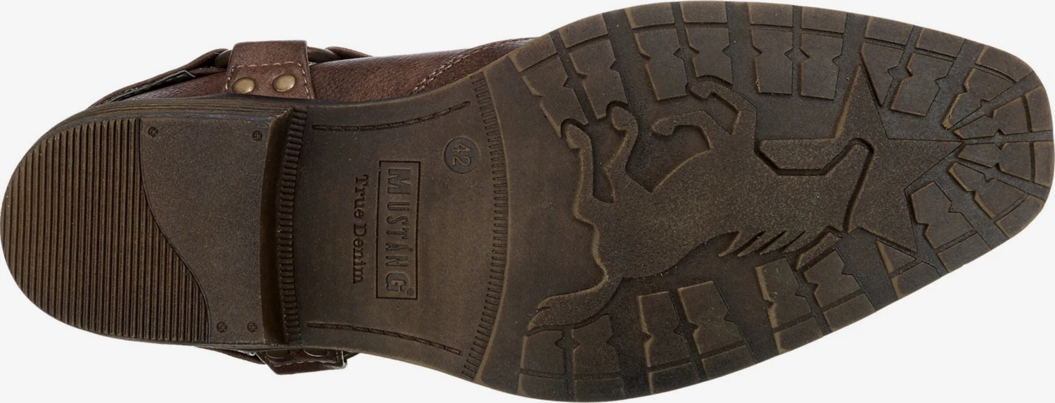 Mustang Enkelboots Boots Heren Donkerbruin 8 Mustang Enkelboots Boots Heren Donkerbruin - Afbeelding 6