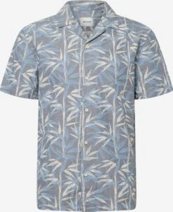 Mustang Casual Overhemden Regular Fit Overhemd Collin Heren Smoky Blue / Duifblauw