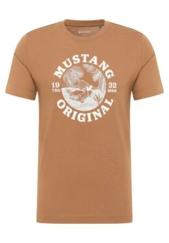 Mustang T-Shirt Print - Braun
