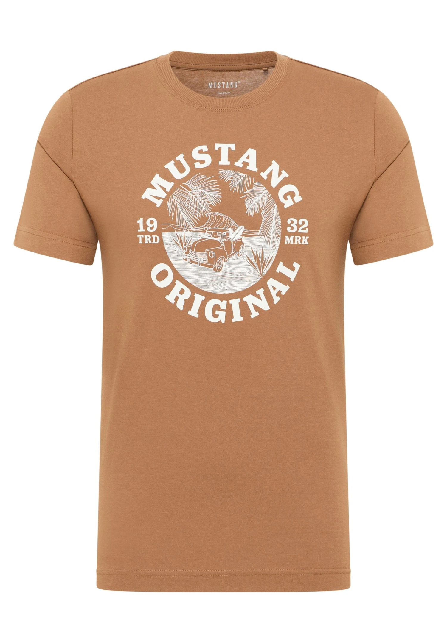 Mustang T-Shirt Print - Braun 3 Mustang T-Shirt Print - Braun