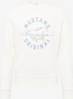 Mustang Sweatshirts Sweatshirt Ben Heren Crème