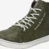 Mustang Hoge Sneakers Sneakers Hoog Dames Kaki