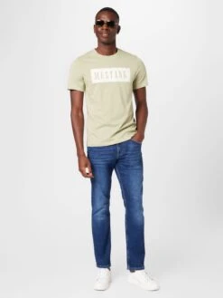 Mustang Straight Regular Jeans Denver Heren Blauw 10 Mustang Straight Regular Jeans Denver Heren Blauw -Mustang Verkoop 05776532514e859822bea9039ee6556c