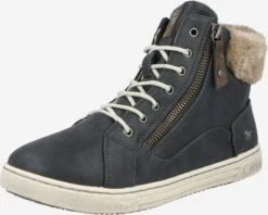 Mustang Hoge Sneakers Sneakers Hoog Dames Nachtblauw