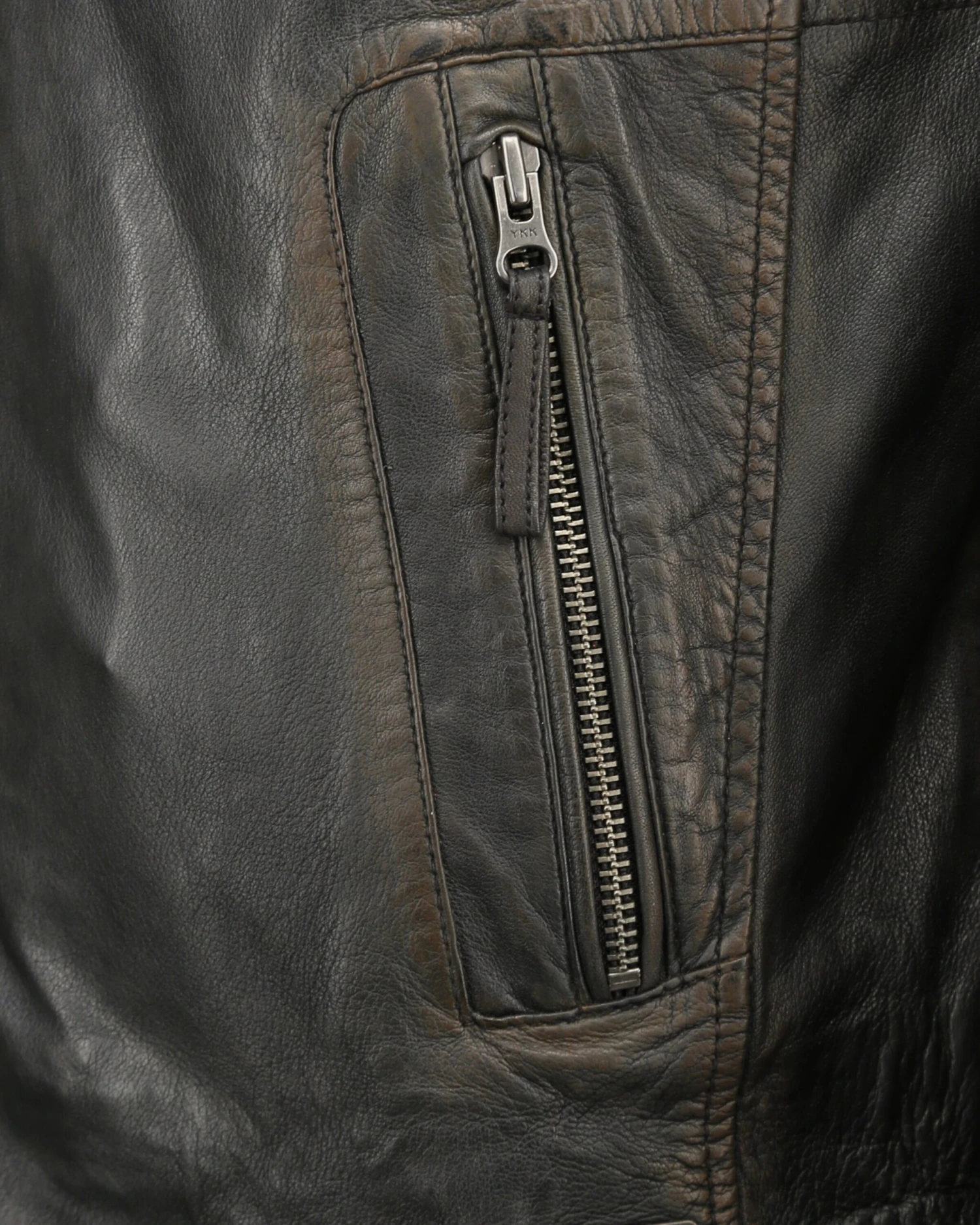 Mustang Leren Jassen Tussenjas Denis Heren Donkerbruin 9 Mustang Leren Jassen Tussenjas Denis Heren Donkerbruin - Afbeelding 7