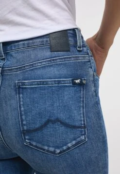 Mustang Georgia Super - Slim Fit Jeans - Blau -Mustang Verkoop 0768fc37cdb145b692fdc5b8fef9dfa6