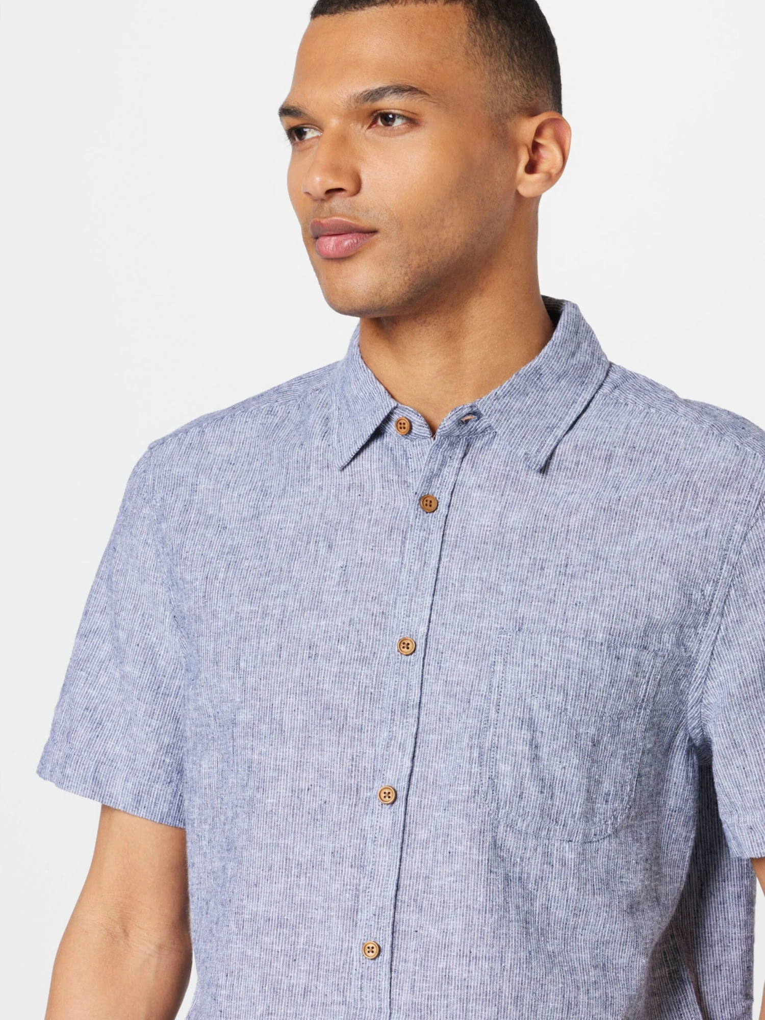 Mustang Casual Overhemden Regular Fit Overhemd Collin Heren Marine 4 Mustang Casual Overhemden Regular Fit Overhemd Collin Heren Marine - Afbeelding 2