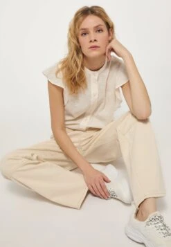 Mustang Straight Leg Jeans - Weiß -Mustang Verkoop 0af711ab00ae4e6db198528767d7c986