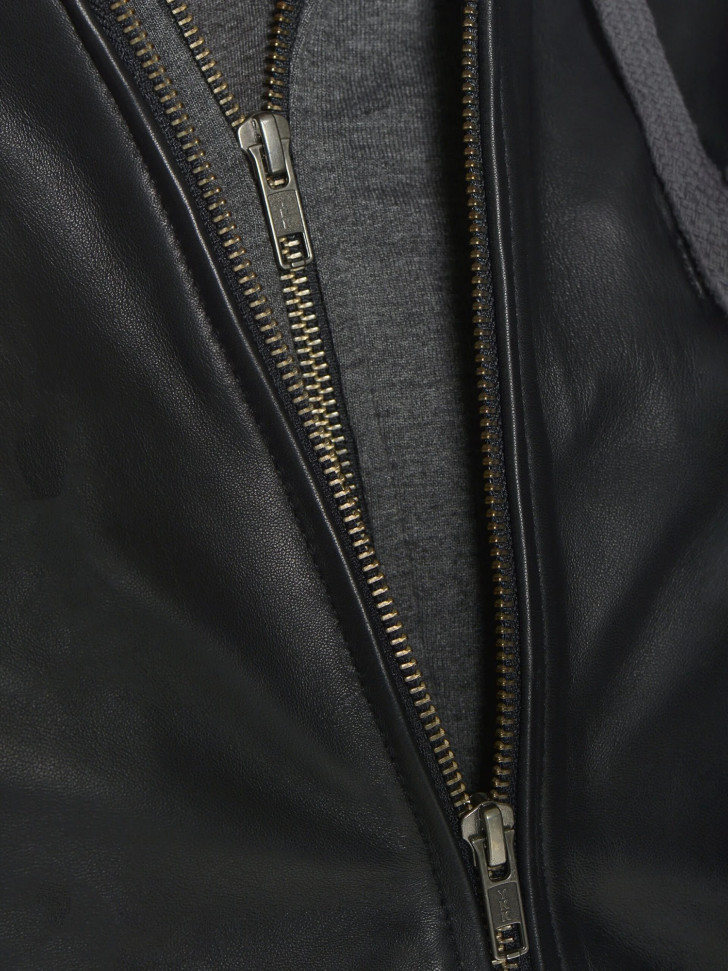 Mustang Leren Jassen Tussenjas Foster Heren Zwart 8 Mustang Leren Jassen Tussenjas Foster Heren Zwart - Afbeelding 6