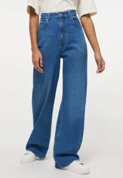 Mustang Style Luise Wide Leg - Relaxed Fit Jeans - Blau