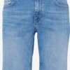 Mustang Denim Shorts Regular Jeans Washington Heren Blauw