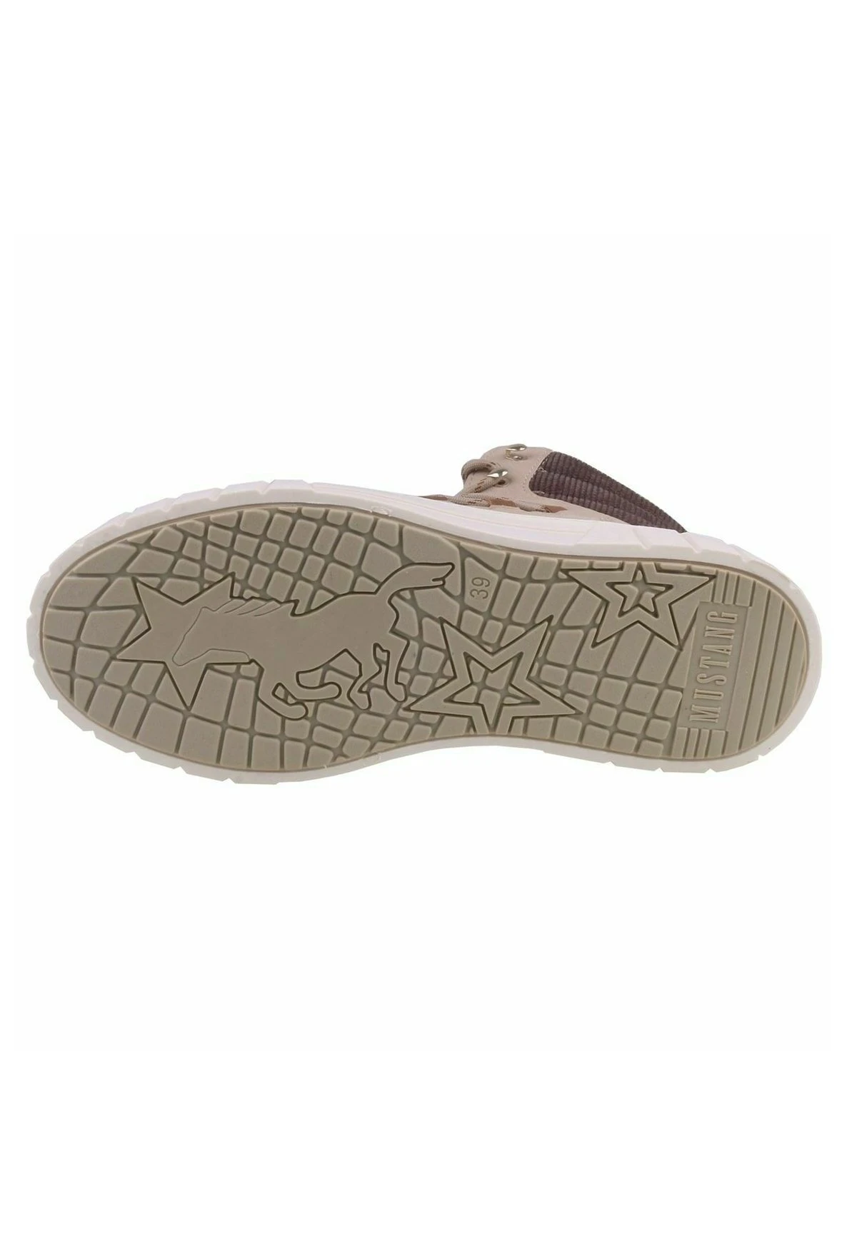 Mustang Sneakers Hoog - Beige 7 Mustang Sneakers Hoog - Beige - Afbeelding 5