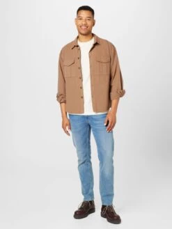 Mustang T-shirts Shirt Alex Heren Wolwit -Mustang Verkoop 0f86dd32aa692706848dc1f6540bff76