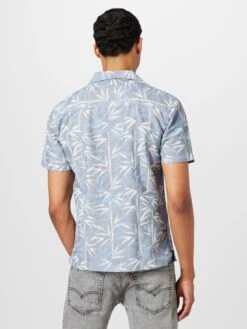 Mustang Casual Overhemden Regular Fit Overhemd Collin Heren Smoky Blue / Duifblauw -Mustang Verkoop 1090daf8bfcda9578fa23838c382793b