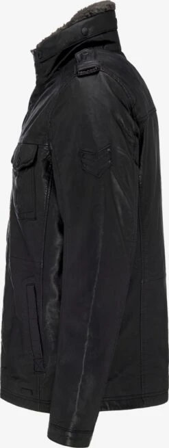 Mustang Leren Jassen Tussenjas Walker FF Heren Zwart -Mustang Verkoop 10a0ab6c8818f1f78fa5b47d83cd8f66