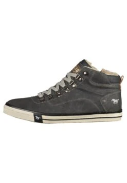 Mustang Sneakers Hoog - Black