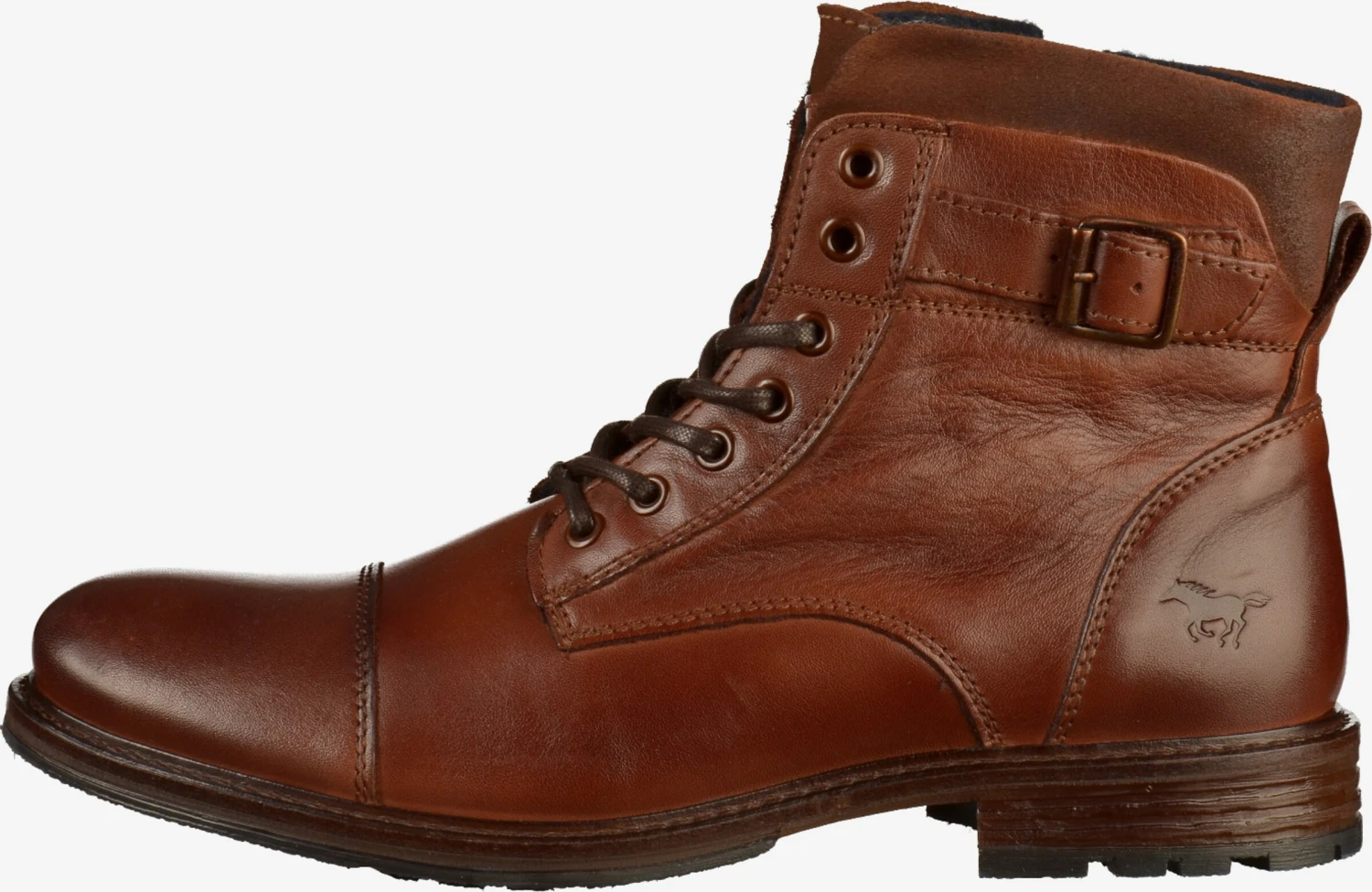 Mustang Boots & Laarzen Veterboots Heren Kastanjebruin 4 Mustang Boots & Laarzen Veterboots Heren Kastanjebruin - Afbeelding 2