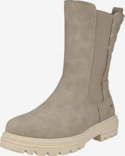 Mustang Enkellaarsjes Chelsea Boots Dames Beige