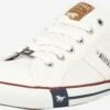Mustang Skate Sneakers Sneakers Laag Heren Wit -Mustang Verkoop 143bef561d5aef919f64b3afb26d6f63