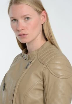 Mustang Leren Jas - Beige 9 Mustang Leren Jas - Beige -Mustang Verkoop 16a7b338e32348e399c2da6b0880f7a5