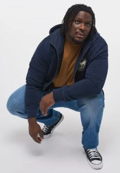 Mustang Sweater Met Rits - Blau -Mustang Verkoop 16f6f4e68e214929842ca3bd1284cc6b