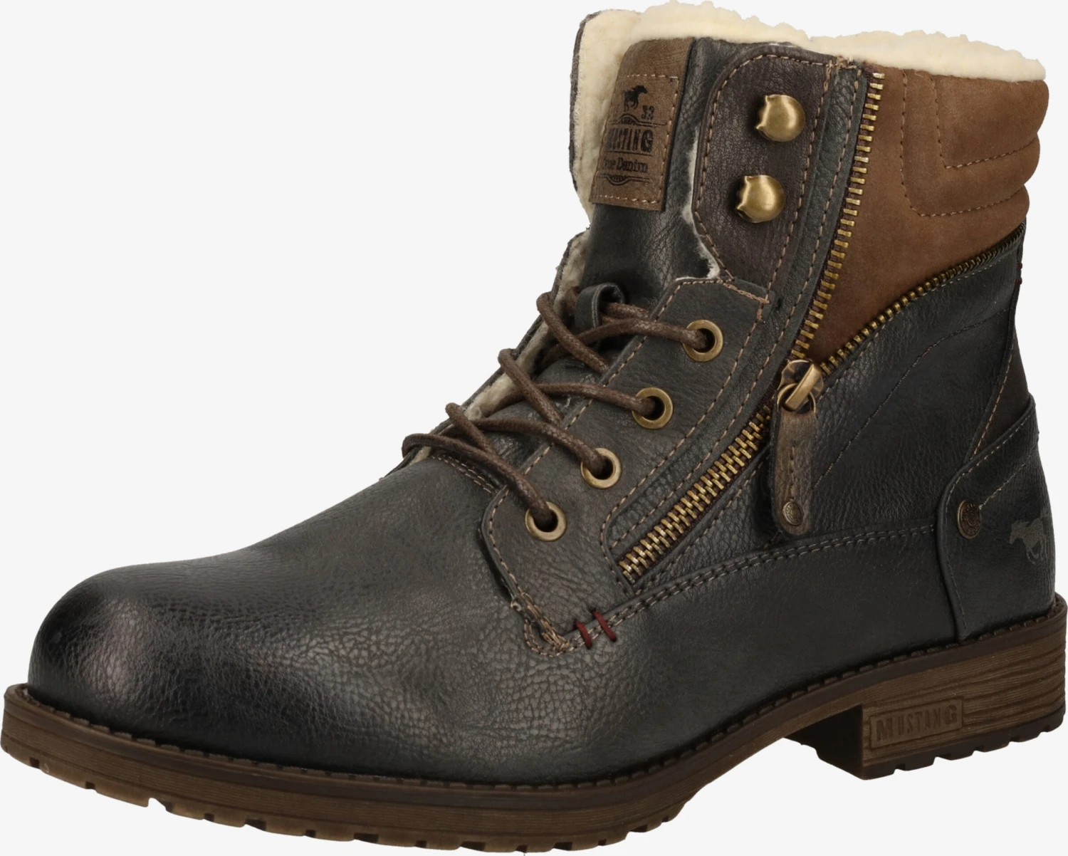Mustang Boots & Laarzen Veterboots Heren Donkerbruin 3 Mustang Boots & Laarzen Veterboots Heren Donkerbruin