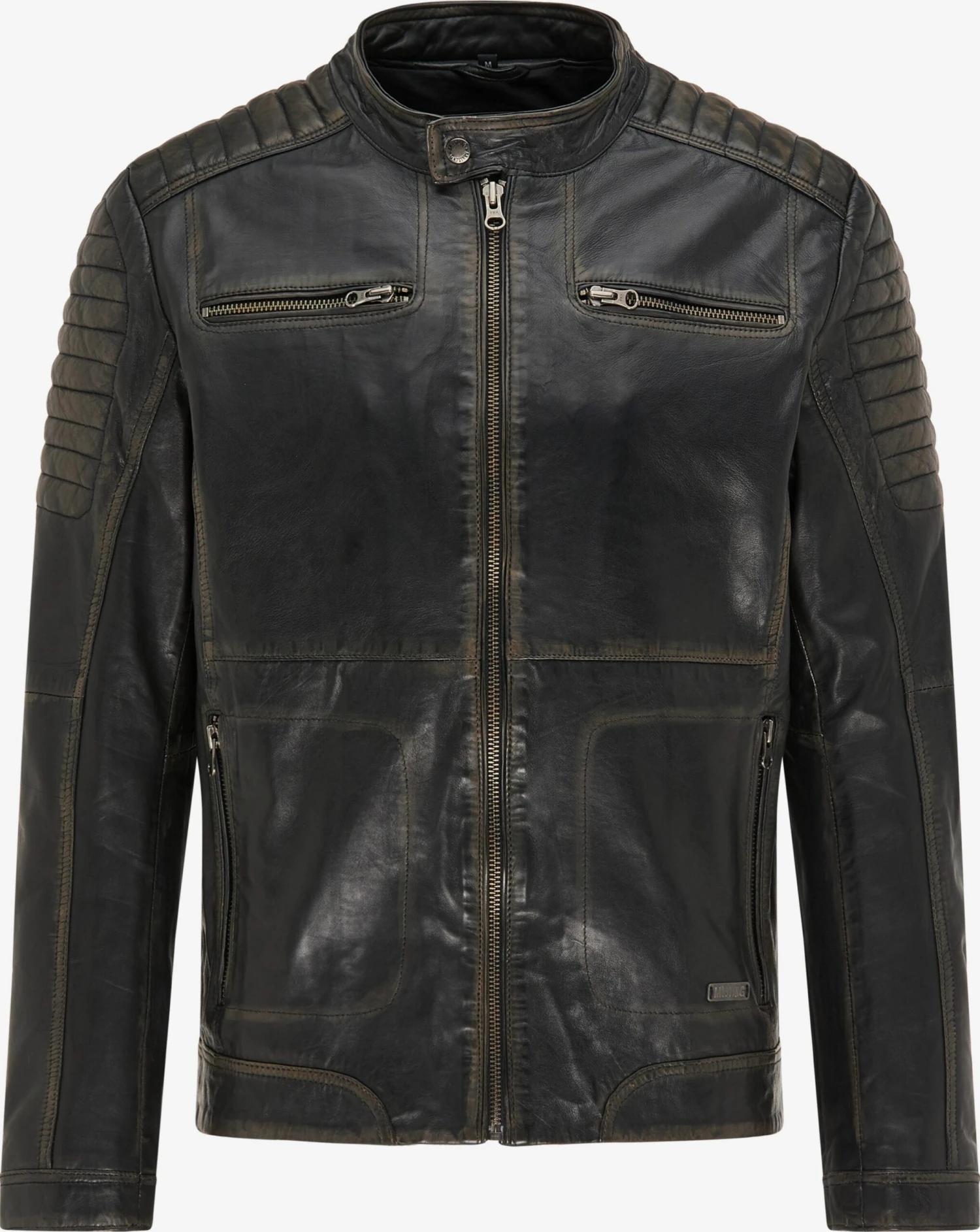 Mustang Leren Jassen Tussenjas Heren Donkerbruin 3 Mustang Leren Jassen Tussenjas Heren Donkerbruin