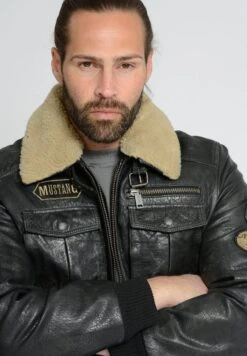 Mustang Karlstad - Leren Jas - Black -Mustang Verkoop 1a78657d56034dcb925ae5a1147af86c