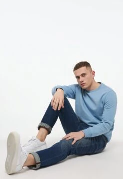 Mustang Slim Fit Jeans - Blau -Mustang Verkoop 1ae0dfa7dac541cc81f3392005735099