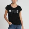 Mustang Logo - T-Shirt Print - Black -Mustang Verkoop 1b004c54a45e4aa3b5223a98f385e595