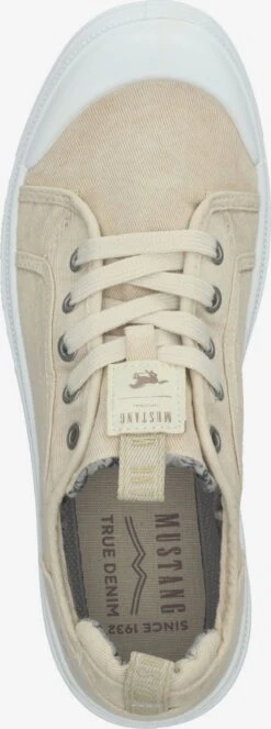 Mustang Veterschoenen Veterschoen Dames Lichtbeige -Mustang Verkoop 1b9b23c0f71e8212533d0fd1114de916