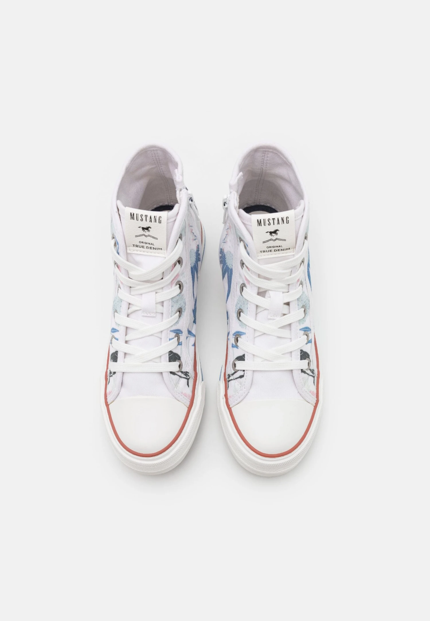 Mustang Sneakers Hoog - Weiß 8 Mustang Sneakers Hoog - Weiß - Afbeelding 6