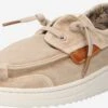 Mustang Lage Schoenen Mocassins Dames Beige