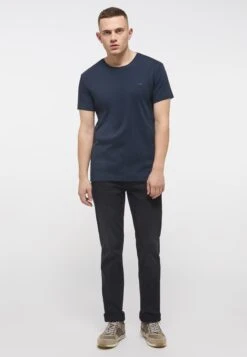 Mustang T-shirts Shirt Heren Navy -Mustang Verkoop 1ddf46136166abd0105e6142c4fba40f