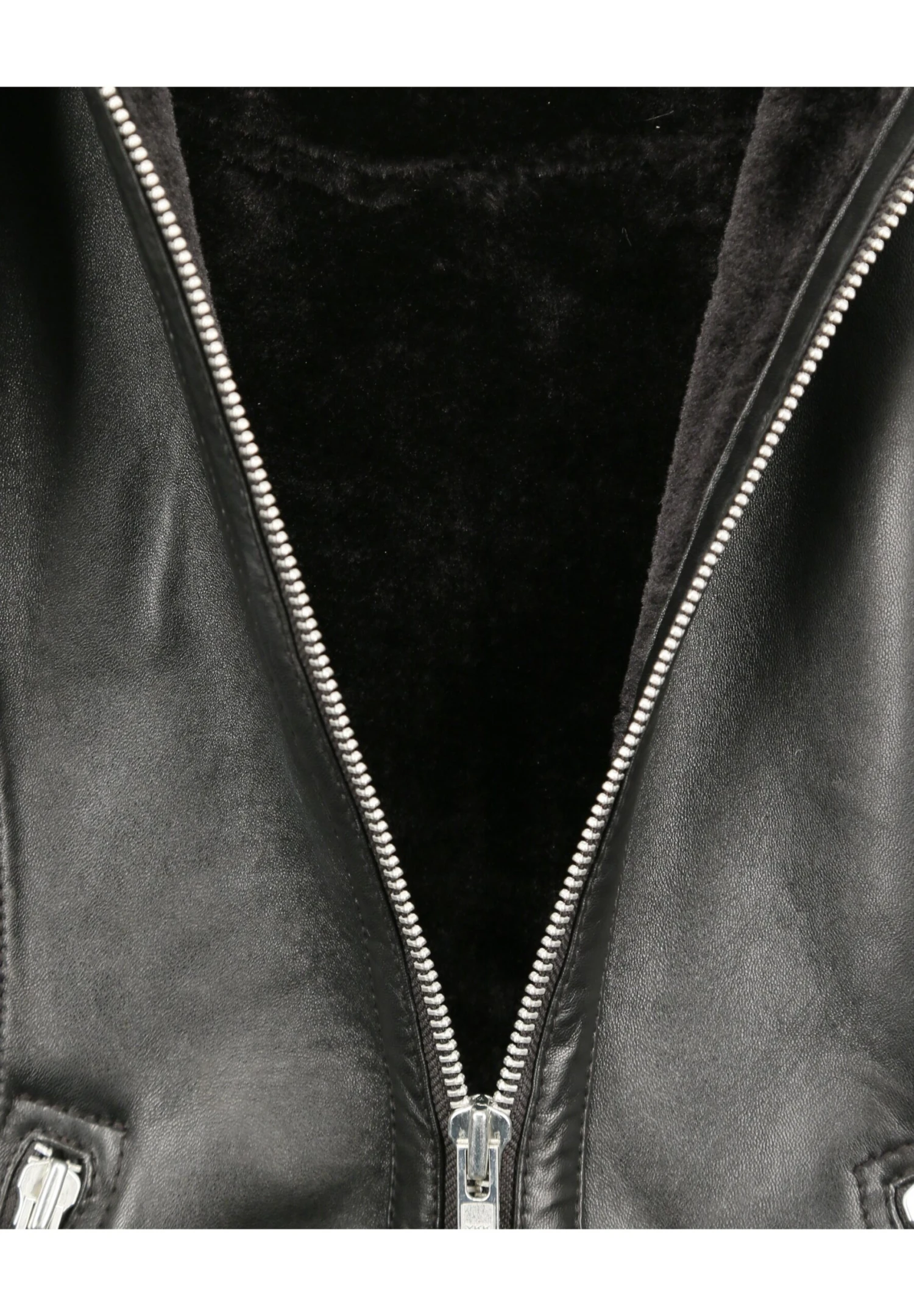 Mustang Mit Hemdkragen- Leren Jas - Black 6 Mustang Mit Hemdkragen- Leren Jas - Black - Afbeelding 4