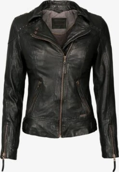 Mustang Leren Jassen Tussenjas Aniwa Dames Zwart