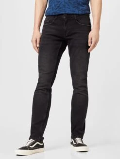 Mustang Straight Regular Jeans Oregon Heren Zwart -Mustang Verkoop 1f24fa359b35b9ee860067419d5e76de