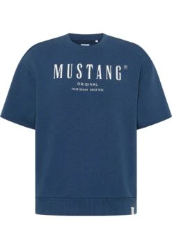Mustang T-Shirt Basic - Blau 13 Mustang T-Shirt Basic - Blau -Mustang Verkoop 20251c59cc5a497bac5db1f57658baa1