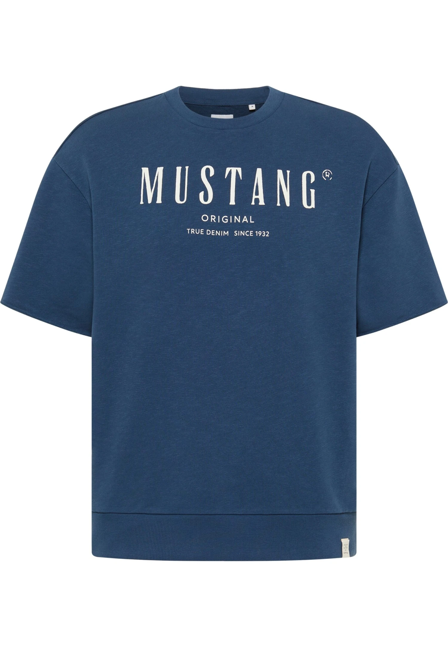 Mustang T-Shirt Basic - Blau 7 Mustang T-Shirt Basic - Blau - Afbeelding 5