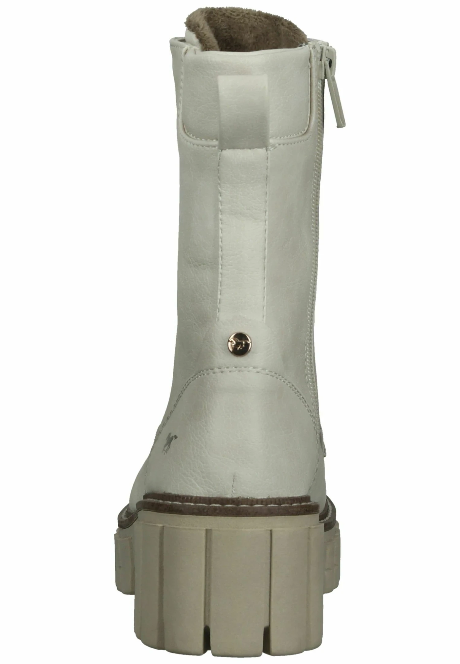 Mustang Enkellaarsjes Met Plateauzool - Ice 6 Mustang Enkellaarsjes Met Plateauzool - Ice - Afbeelding 4