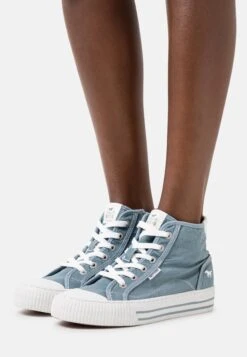 Mustang Sneakers Hoog - Himmelblau