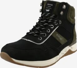 Mustang Hoge Sneakers Sneakers Hoog Heren Zwart