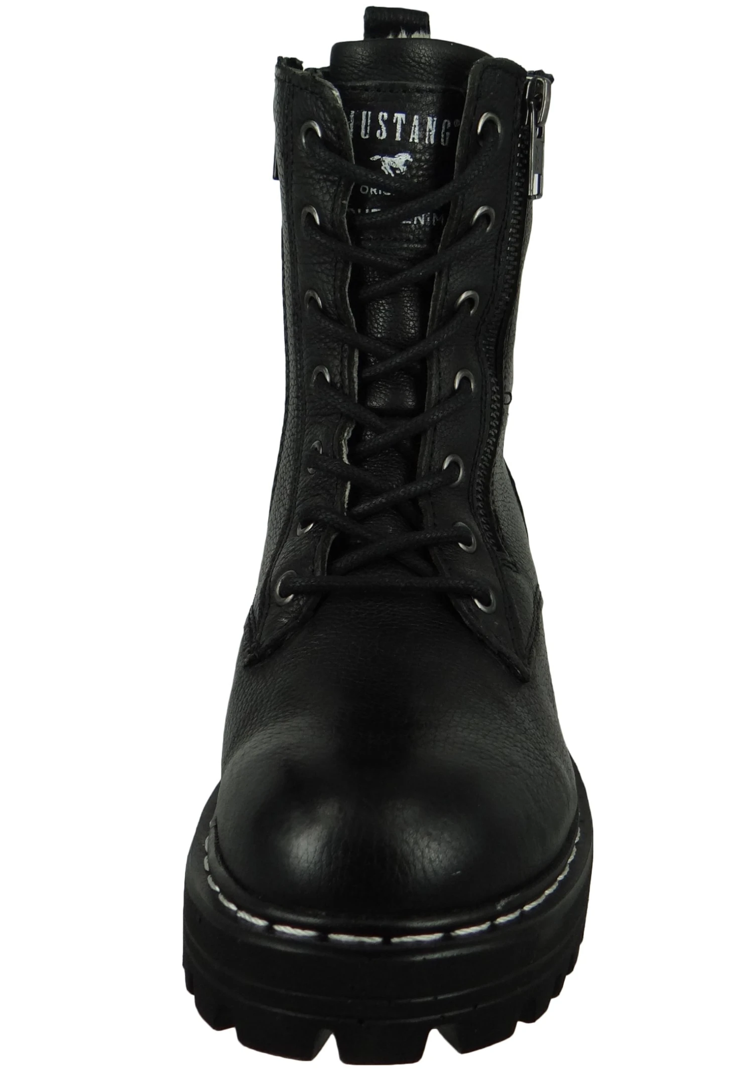 Mustang Sportliche - Cowboy-/Bikerlaarsjes - Schwarz 6 Mustang Sportliche - Cowboy-/Bikerlaarsjes - Schwarz - Afbeelding 4