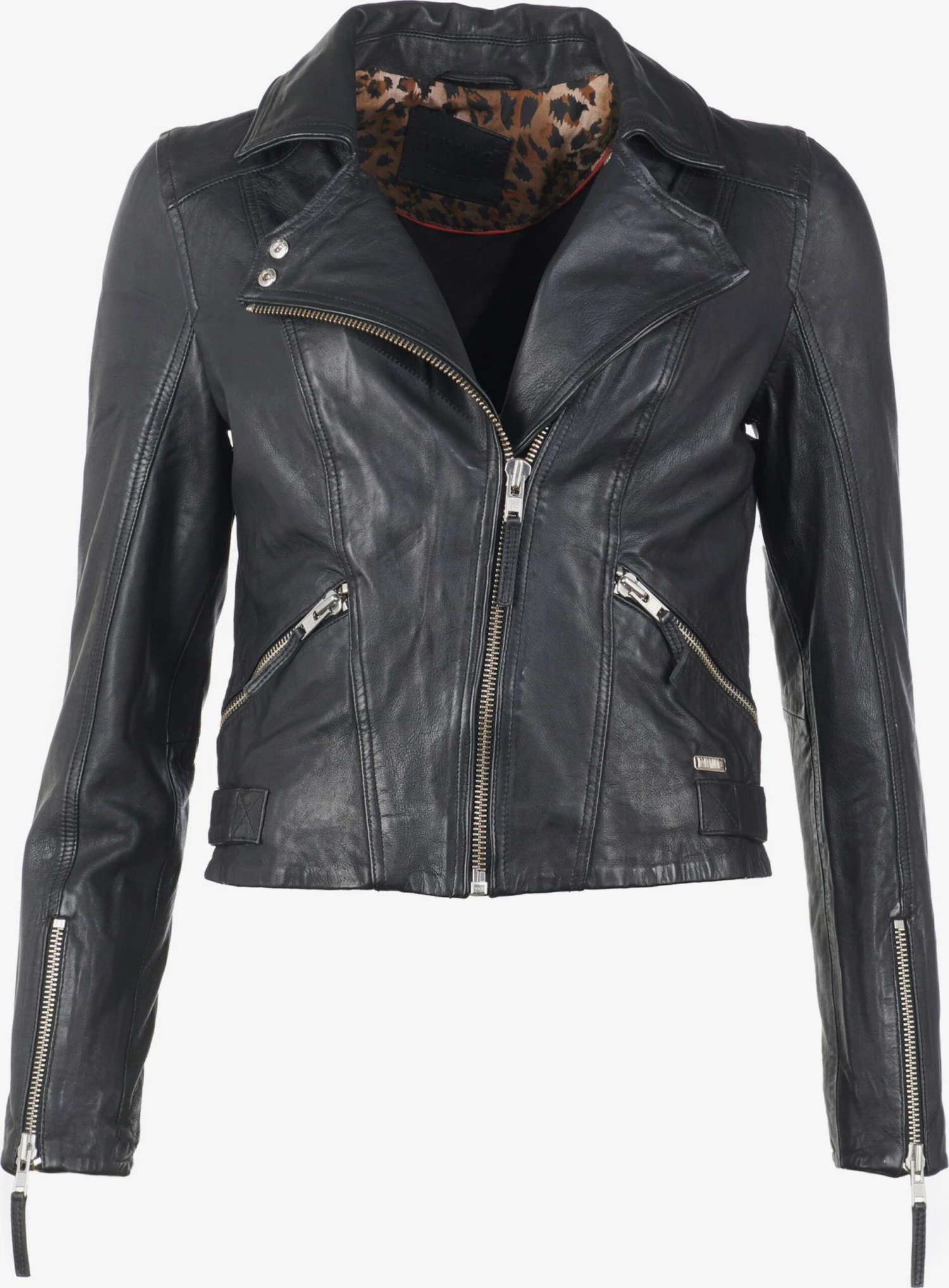 Mustang Leren Jassen Tussenjas Dames Zwart 3 Mustang Leren Jassen Tussenjas Dames Zwart