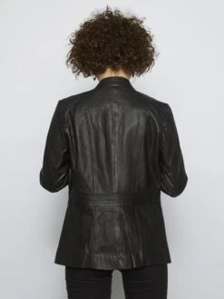 Mustang Leren Jassen Tussenjas Gloria Dames Zwart -Mustang Verkoop 22db0030a2aee41ae5e2dd1e286fef6b