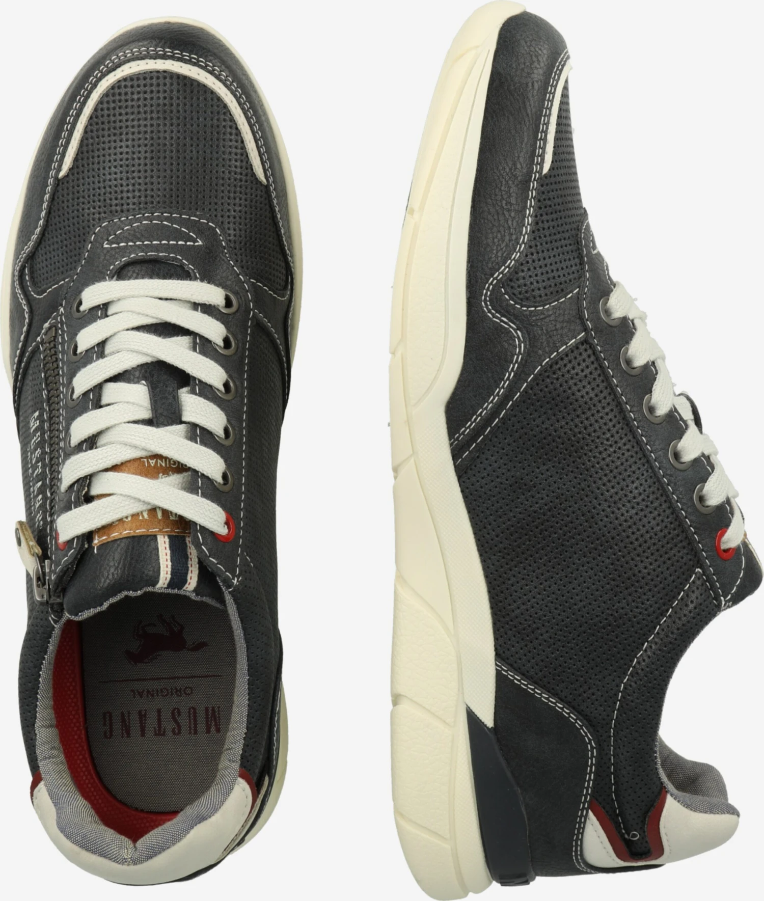 Mustang Casual Sneakers Sneakers Laag Heren Marine 4 Mustang Casual Sneakers Sneakers Laag Heren Marine - Afbeelding 2