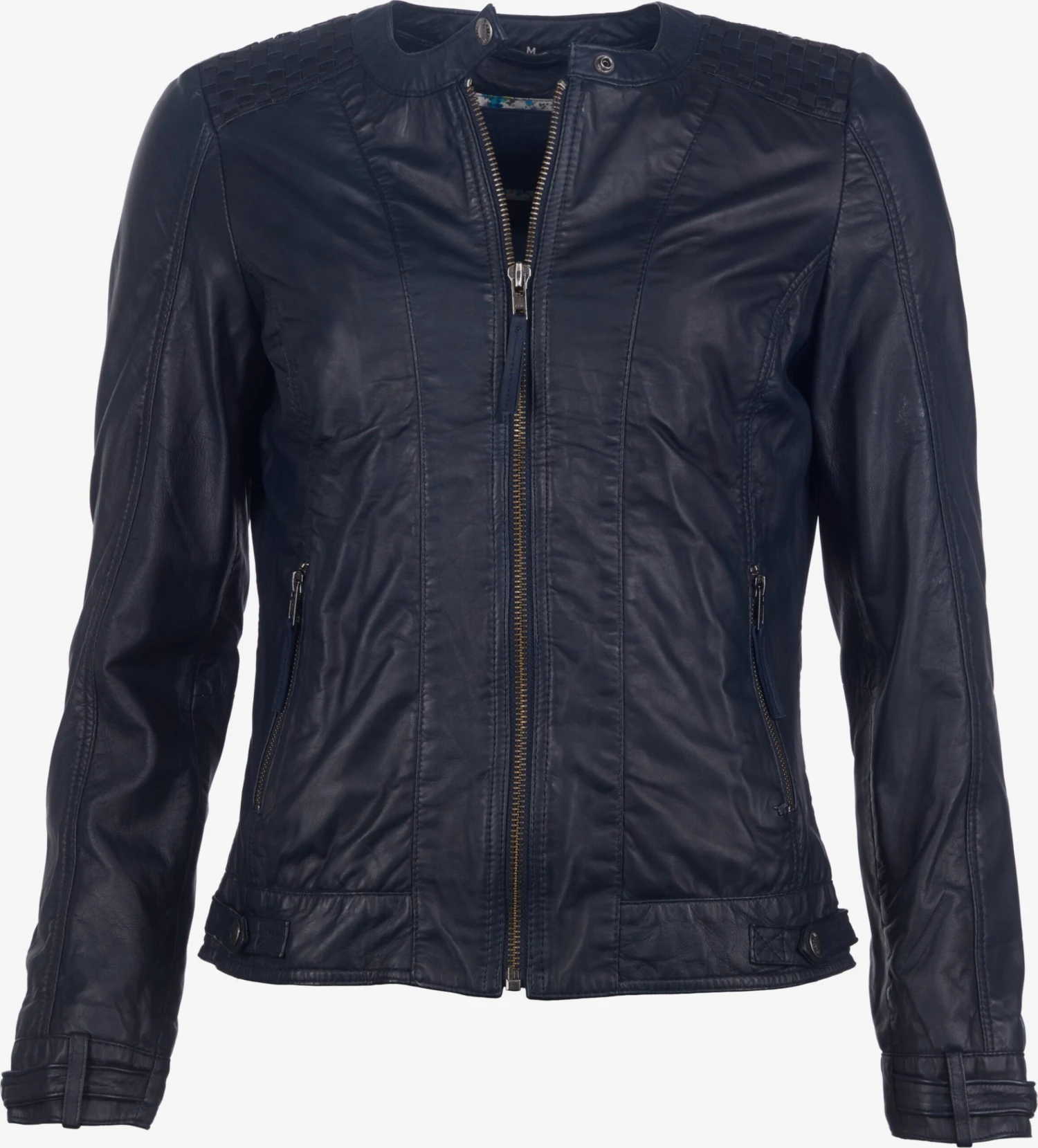 Mustang Leren Jassen Tussenjas Ducie Dames Nachtblauw 3 Mustang Leren Jassen Tussenjas Ducie Dames Nachtblauw