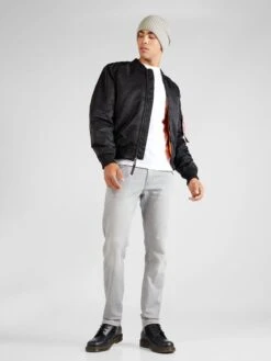 Mustang Jeans Slimfit Jeans OREGON Heren Grijs -Mustang Verkoop 27d21eeaad5eba93eda10c6dbda8289e