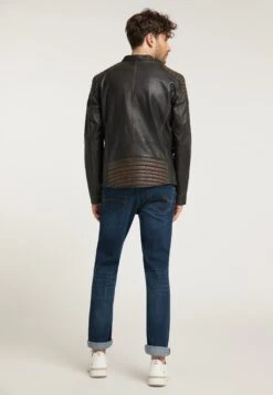 Mustang Leren Jassen Tussenjas Heren Chocoladebruin / Sepia -Mustang Verkoop 2951ebd21f3191941ddce6c0dbad1c0d